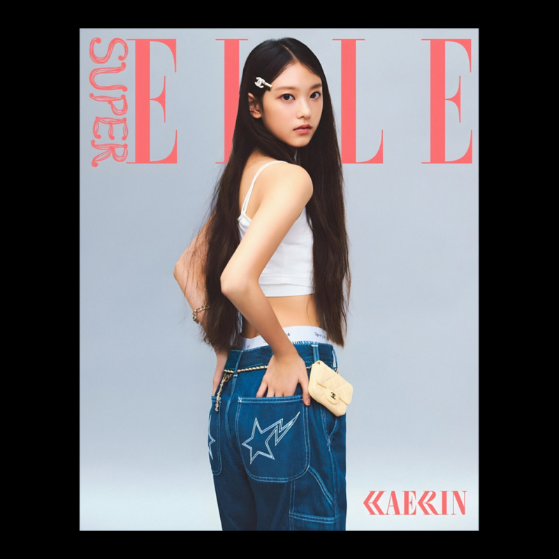 Newjeans Haerin X Elle Adjustable Cap | Artistshot