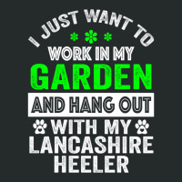 I Just Want To Work On My Garden And Hang Out With My Lancashire Heele Women's Triblend Scoop T-shirt | Artistshot