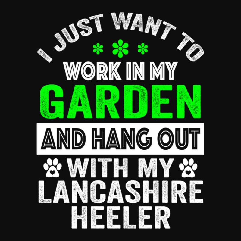 I Just Want To Work On My Garden And Hang Out With My Lancashire Heele Crop Top by cm-arts | Artistshot