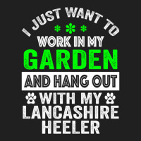 I Just Want To Work On My Garden And Hang Out With My Lancashire Heele Ladies Polo Shirt | Artistshot