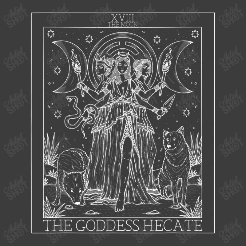 Hecate Tarot Card Triple Moon Goddess Witch Wiccan Pagan Men's Polo Shirt by ValentinoHoover | Artistshot