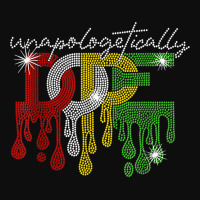 Unapologetically Dope Bling Rhinestone Black Girl Christmas T Shirt Crop Top | Artistshot