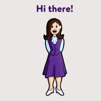 Hi There! (janet - The Good Place) Pocket T-shirt | Artistshot