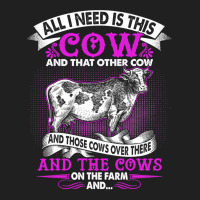 Cow Mooey All I Need Is This Cow On The Farm Cow Farm Farming Working  Ladies Polo Shirt | Artistshot