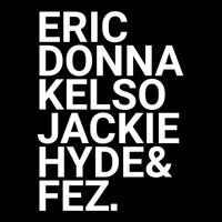 Eric Donna Kelso Jackie Hyde Amp Fez V-neck Tee | Artistshot