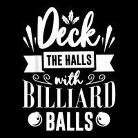 Deck The Halls With Billiard Balls Xmas Holiday Christmas T Shirt V-neck Tee | Artistshot