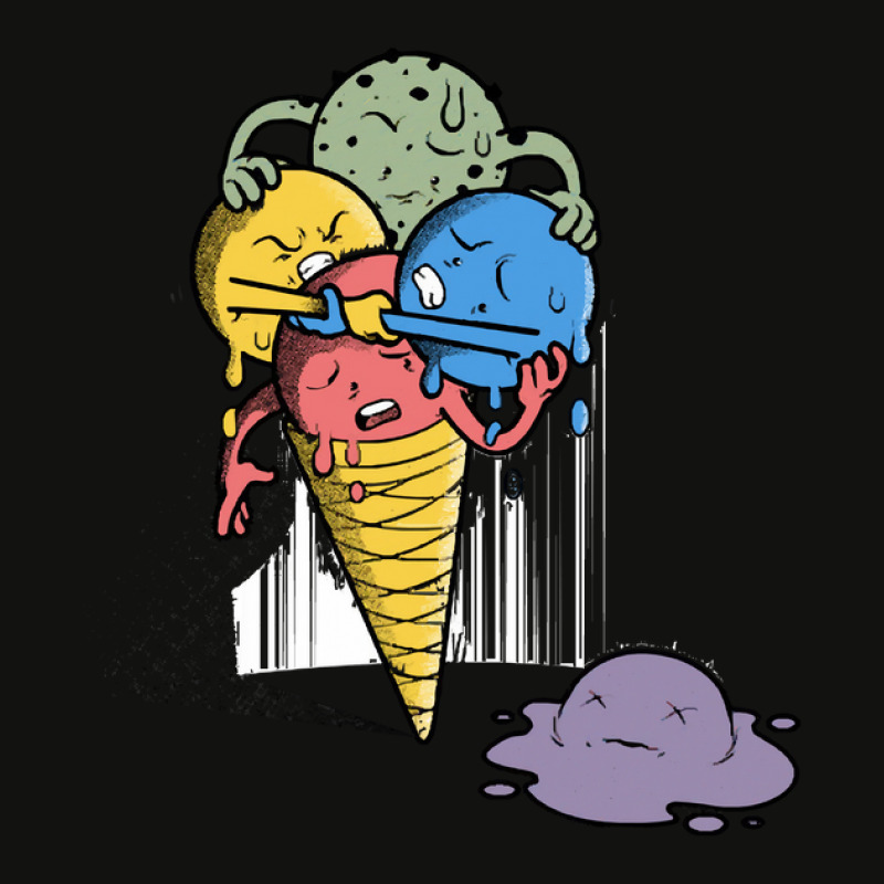 Ice Cream Fatality Scorecard Crop Tee by JanisIda | Artistshot