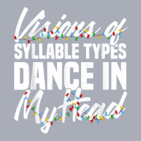 Visions Of Syllable Types Dance In My Head Dyslexia Teacher T Shirt Tank Dress | Artistshot