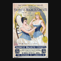 Vintage Medical Quackery Harness Magnetic Corsets Portrait Canvas Print | Artistshot