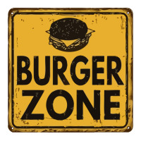 Burger Zone Vintage Rusty Crop Top | Artistshot