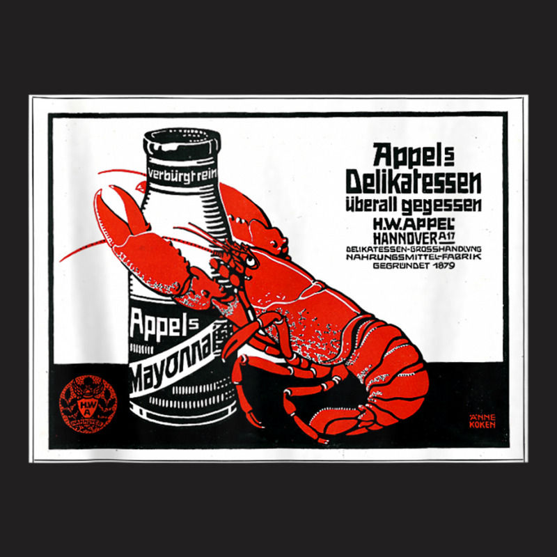 Seafood 1879 German Lobster Crawfish Crustacean Retro Tank Top T-shirt | Artistshot