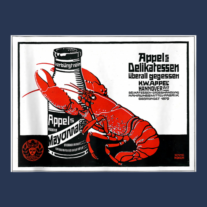 Seafood 1879 German Lobster Crawfish Crustacean Retro Tank Top Men Denim Jacket | Artistshot