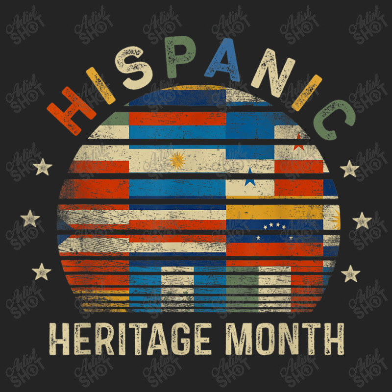 Hispanic Heritage Month Gifts Latin American Flags Latina 3/4 Sleeve Shirt by ValentinoHoover | Artistshot