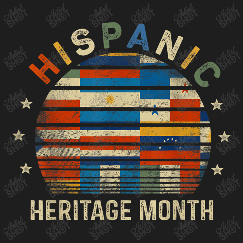 Hispanic Heritage Month Gifts Latin American Flags Latina Classic T-shirt by ValentinoHoover | Artistshot