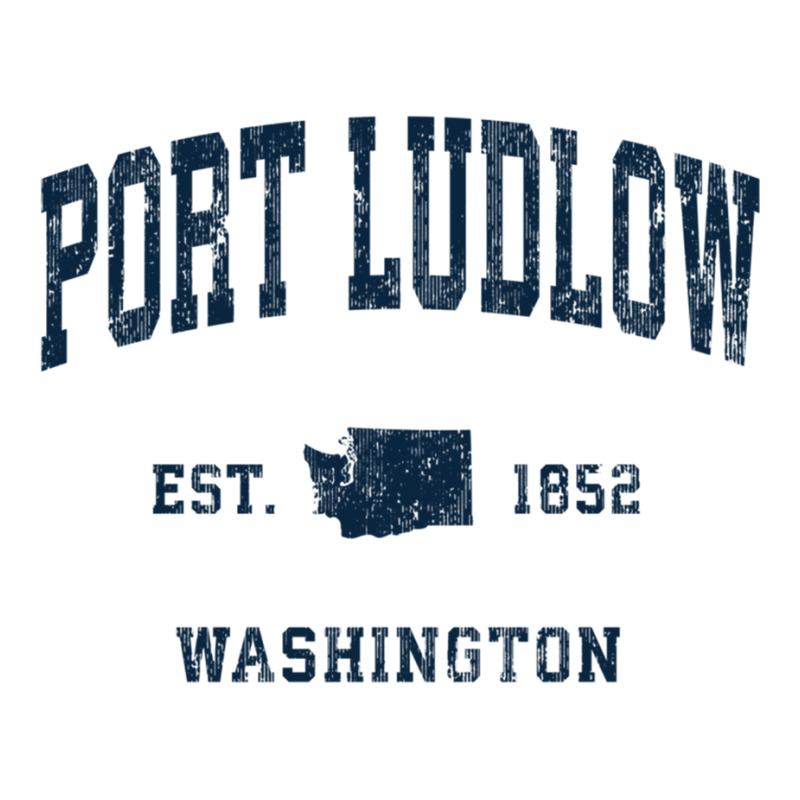 Port Ludlow Washington Wa Vintage Athletic Navy Sports Desig Long Slee Toddler T-shirt | Artistshot