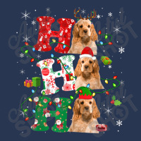 Ho3 Christmas Santa Elf Reindeer English Cocker Spaniel Ladies Denim Jacket | Artistshot