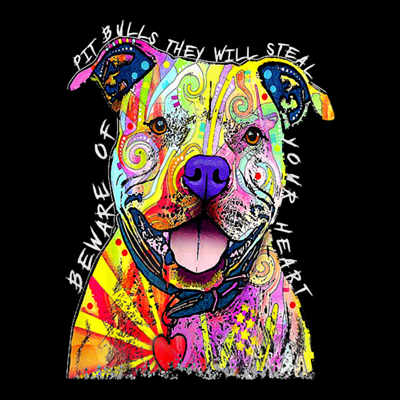 Pitbull T  Shirt Beware Of Pitbulls They Will Steal Your Heart T  Shir Pocket T-shirt | Artistshot