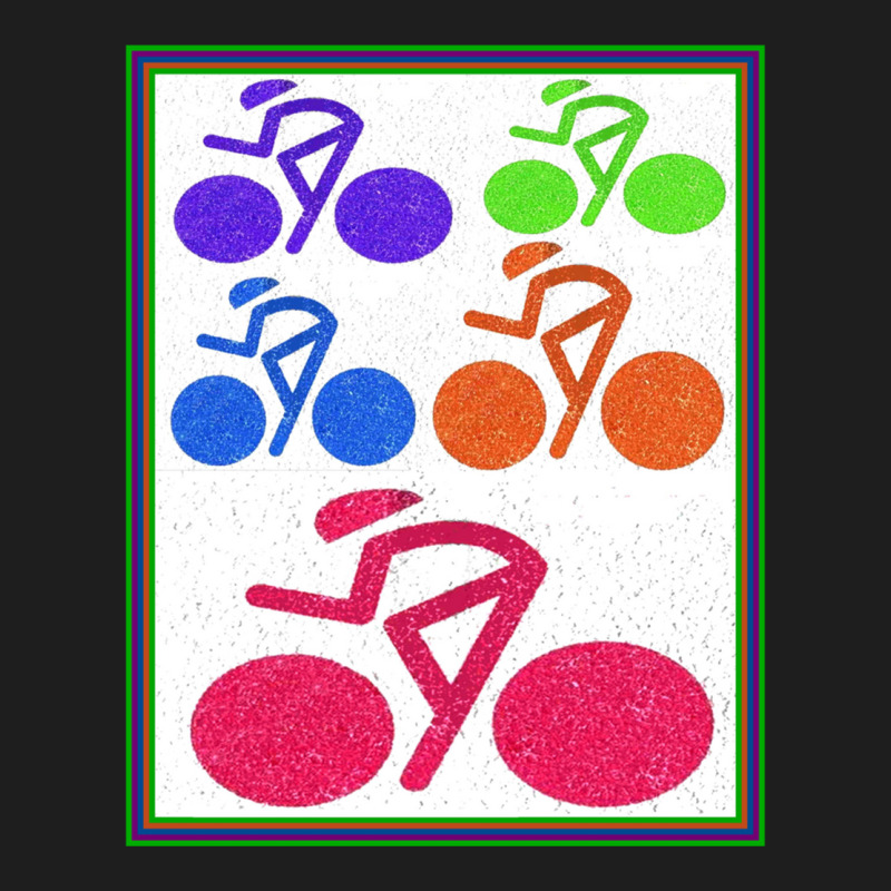 Cycling  Abstract Surreal Bicycle Racing Print Classic T-shirt by cm-arts | Artistshot