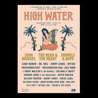 High Water A Celebration Of Music, Food & Libations 2019 Adjustable Cap | Artistshot