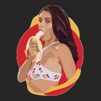 Lana Love Banana Ladies Fitted T-shirt | Artistshot