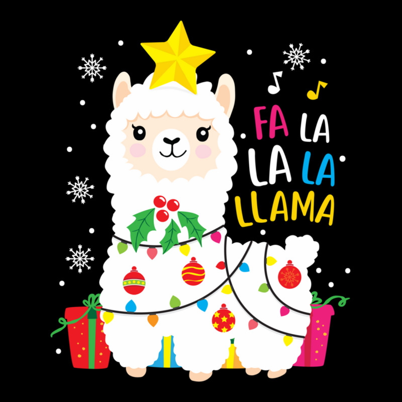 Funny Llama Fa La La Christmas Ornament Decors Pocket T-shirt | Artistshot