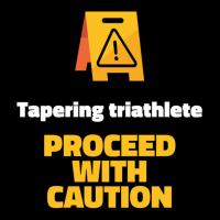 Caution Tapering Triathlete Zipper Hoodie | Artistshot