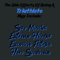 Hero Triathlete Side Effects Women's Triblend Scoop T-shirt | Artistshot