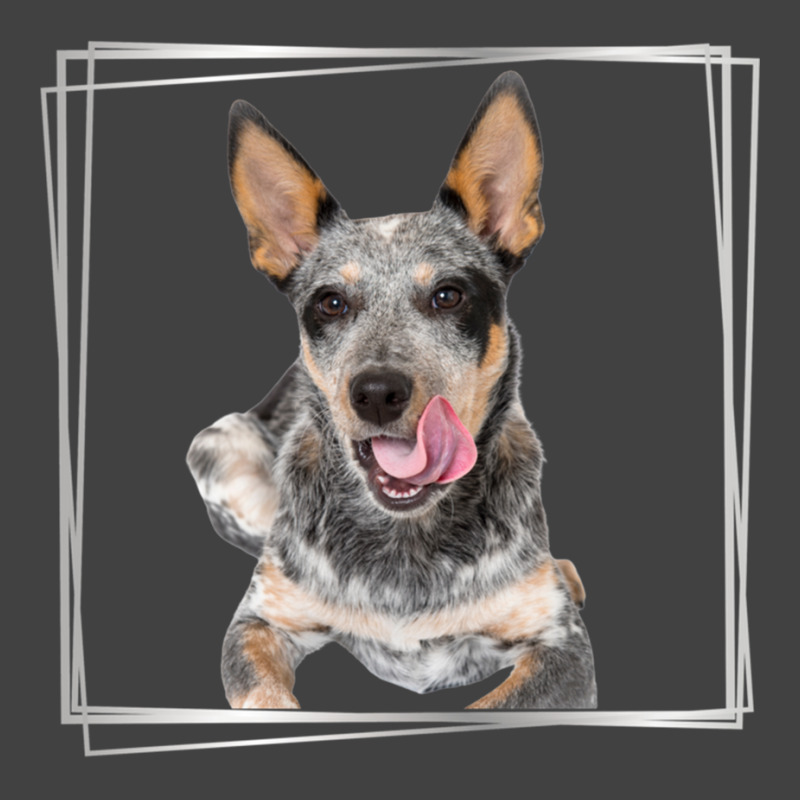 My Blue Heeler Australian Cattle Dog Silver Vintage T-Shirt by cm-arts | Artistshot