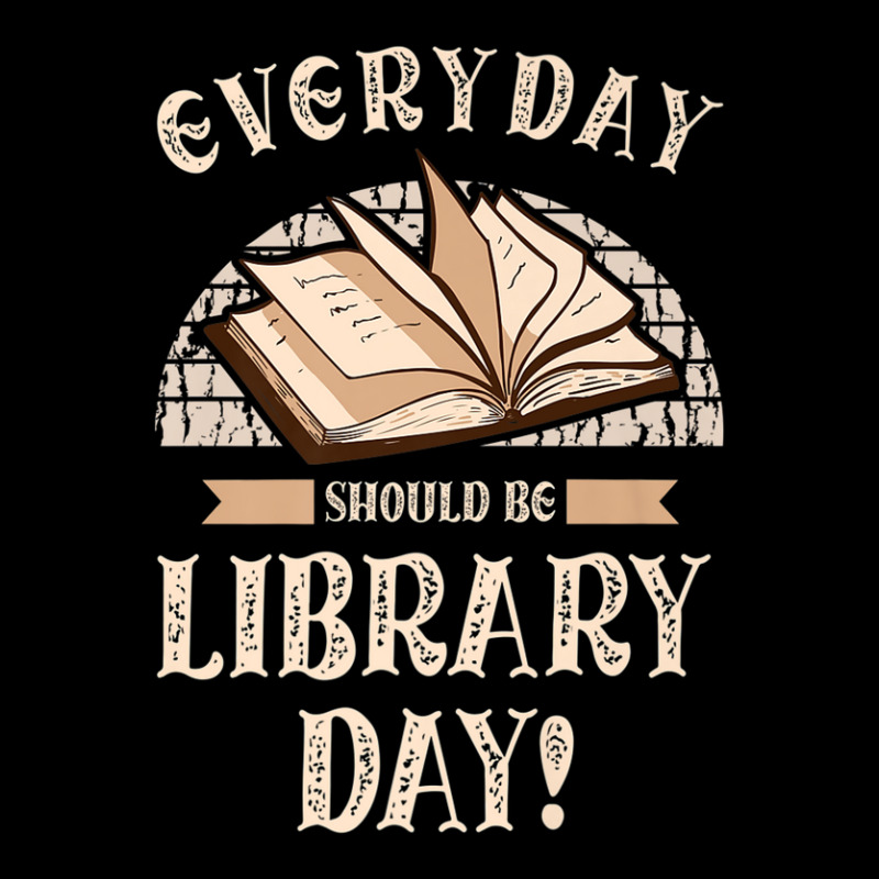 Everyday Should Be Library Day Librarian Fan Librarian V-neck Tee | Artistshot