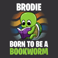 Brodie - Born To Be A Bookworm - Personalized Vintage Hoodie | Artistshot