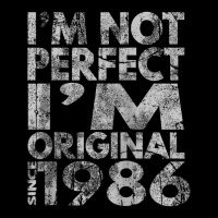 I'm Not Perfect, I'm Original! 1986 Raglan Baseball Tee Legging | Artistshot