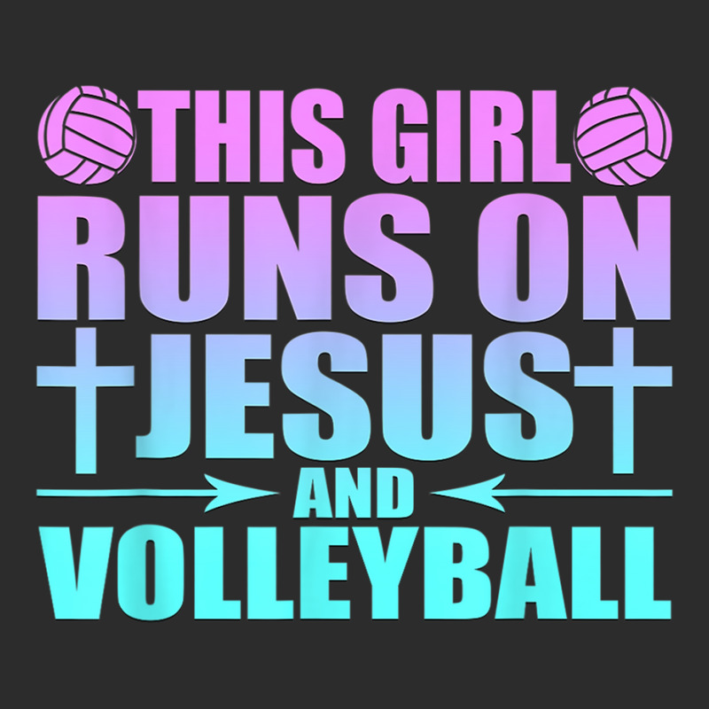 This Girl Runs On Jesus And Volleyball Novelty Exclusive T-shirt by JaydaBenjamin | Artistshot