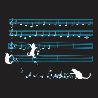 Cat Music Notes Kitty Musician Composer Instrumentalist T-shirt | Artistshot