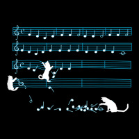 Cat Music Notes Kitty Musician Composer Instrumentalist Zipper Hoodie | Artistshot