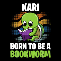 Kari - Born To Be A Bookworm - Personalized Pocket T-shirt | Artistshot