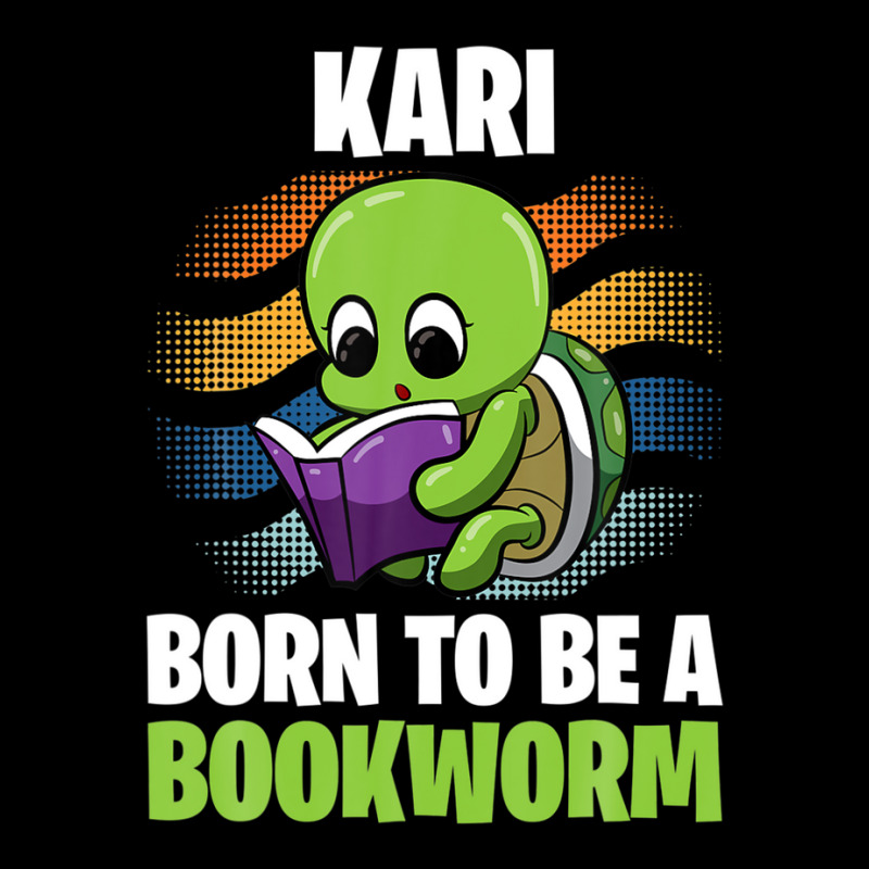 Kari - Born To Be A Bookworm - Personalized Pocket T-shirt | Artistshot