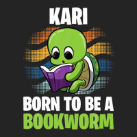 Kari - Born To Be A Bookworm - Personalized 3/4 Sleeve Shirt | Artistshot