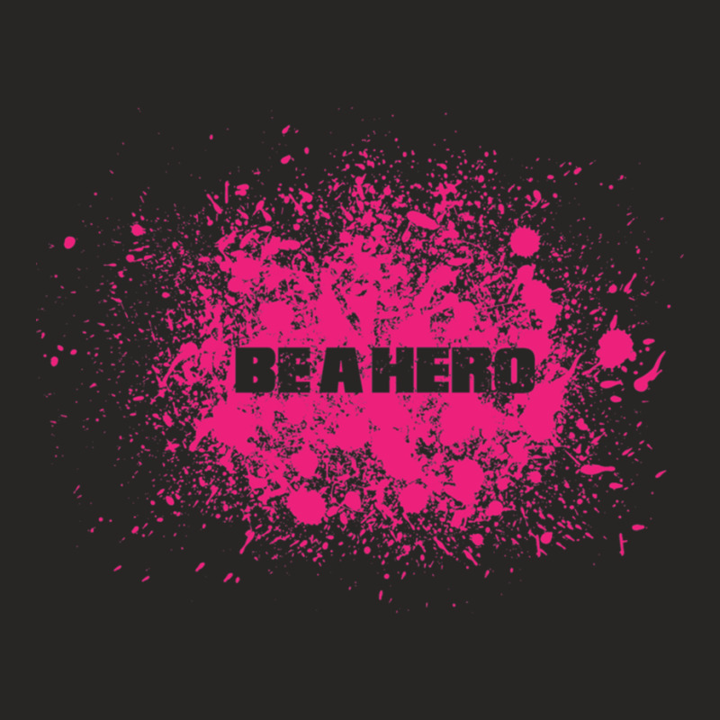 Be A Hero Ladies Fitted T-Shirt by cm-arts | Artistshot