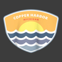 Copper Harbor Michigan Mi Sunset Vacation Souvenir Raglan Baseball Tee Men's Polo Shirt | Artistshot