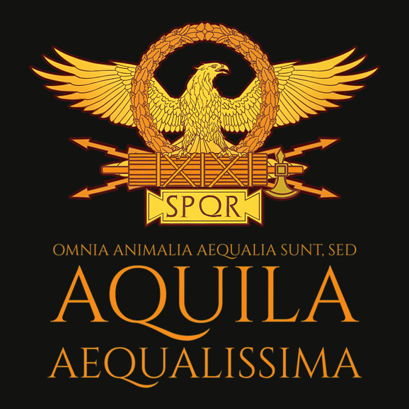 Ancient Rome   Latin Language   The Eagle Is The Most Equal Premium T Scorecard Crop Tee by cm-arts | Artistshot