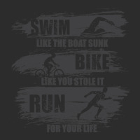 Swim Like The Boat Sunk Bike Like You Stole It Run For Your Life, Spor Exclusive T-shirt | Artistshot