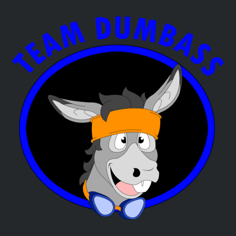 Team Dumbass Donkey Headshot Crewneck Sweatshirt by cm-arts | Artistshot