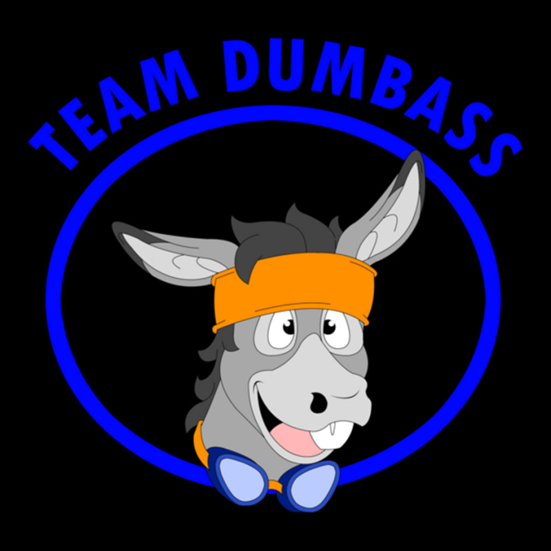 Team Dumbass Donkey Headshot Fleece Short by cm-arts | Artistshot