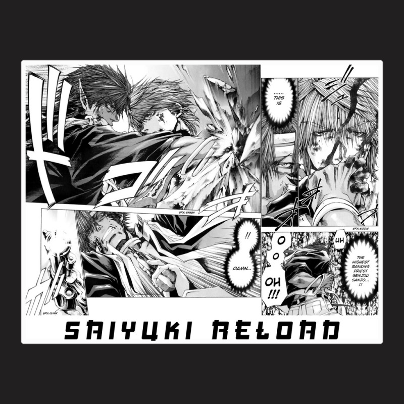 Saiyuki Chap 9 Manga Blast T-Shirt by LinseyCElliott | Artistshot