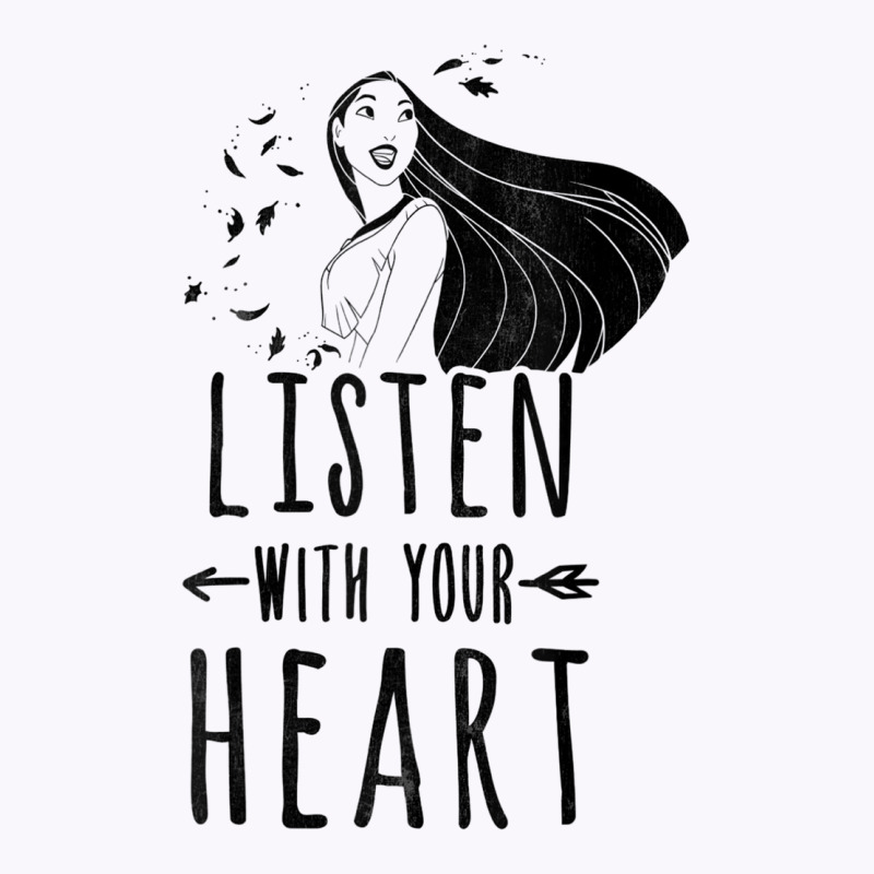 Funny Pocahontas Listen With Your Heart Graphic Tank Top | Artistshot