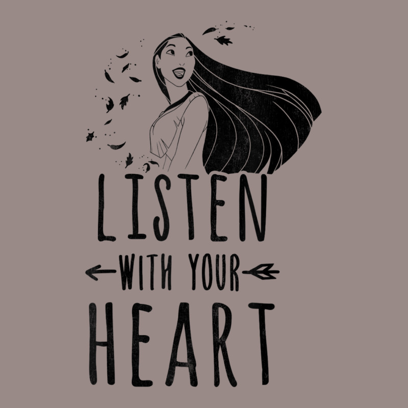 Funny Pocahontas Listen With Your Heart Graphic Vintage T-shirt | Artistshot