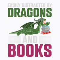 Fantasy Animal Dragon Book Reading Funny Book Dragon T-shirt | Artistshot