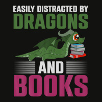 Fantasy Animal Dragon Book Reading Funny Book Dragon Scorecard Crop Tee | Artistshot