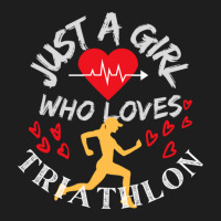 Triathlete Definition Just A  Who Loves Triathlon Classic T-shirt | Artistshot