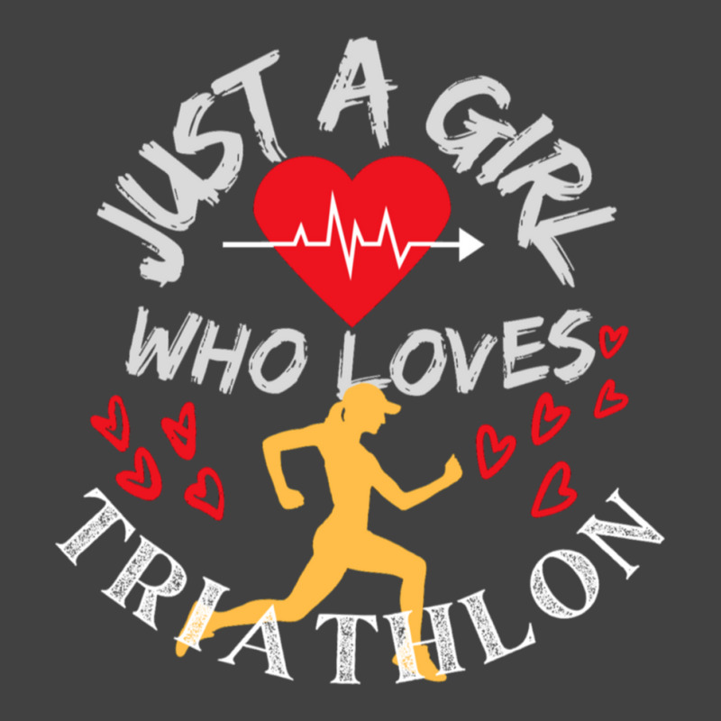 Triathlete Definition Just A  Who Loves Triathlon Vintage T-Shirt by cm-arts | Artistshot